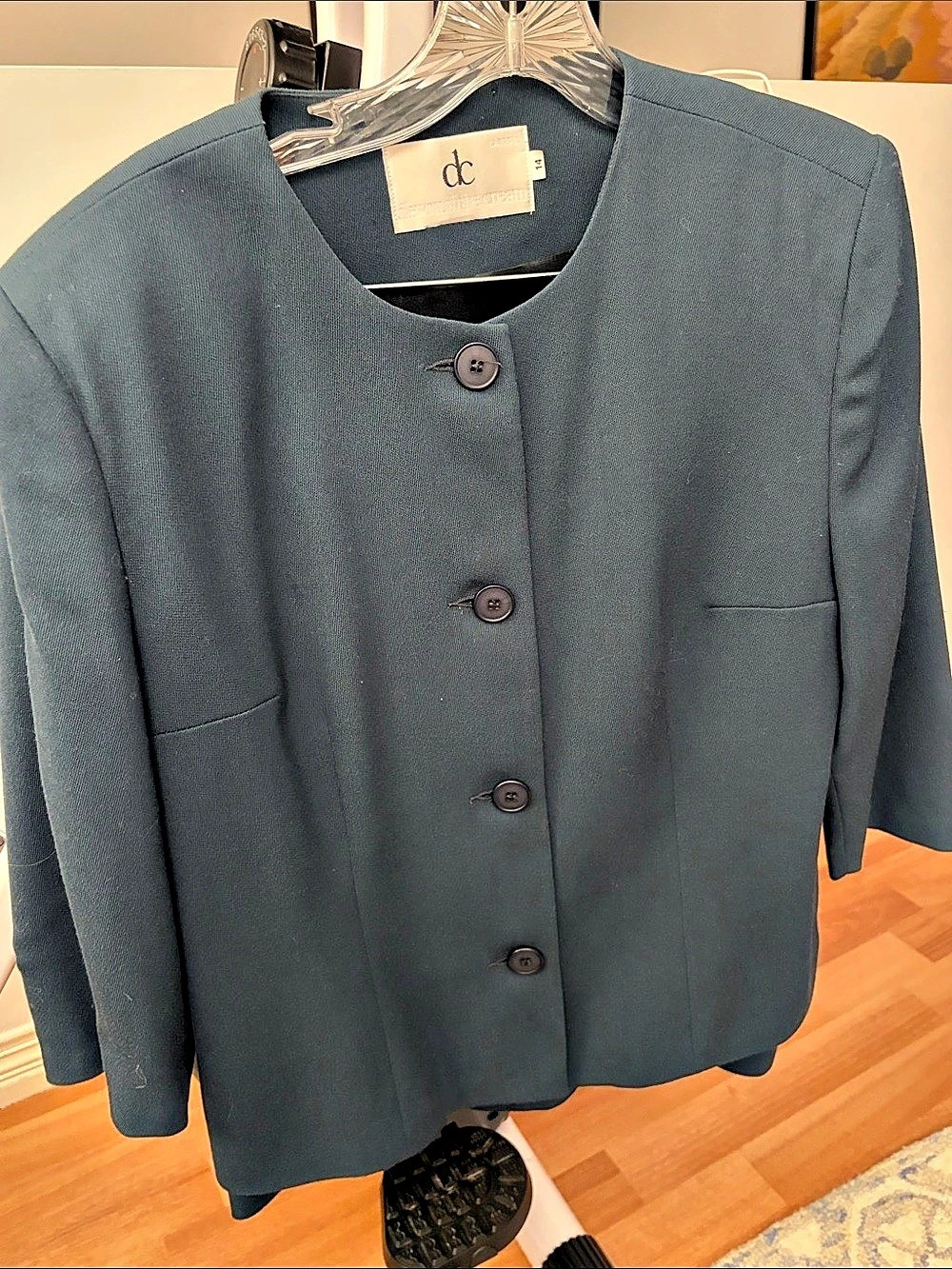 dc 1704539 Wool Suit Set Blue Size 14 Like New